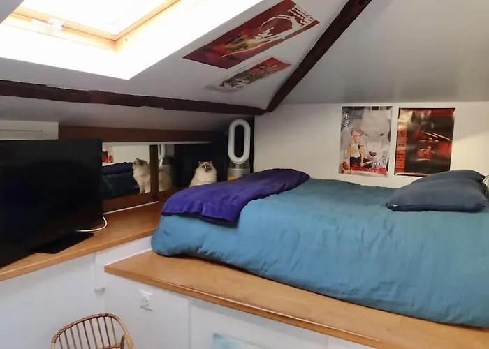 Loft Style 4 People In And Trendy * Paris